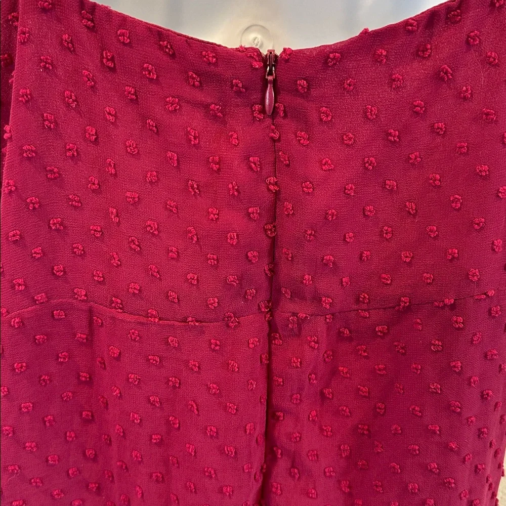 Lulu’s red sleeveless dress size XL, adjustable straps, zipper, slit on side - Picture 5 of 10